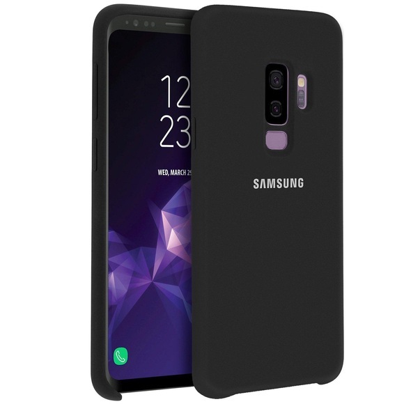 Samsung Galaxy S9 Plus Galaxy Silikon Cover Hülle Schwarz (EF-PG965TBEGWW)