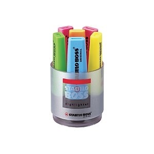 STABILO Textmarker BOSS 7006 Tischset 6 Stück