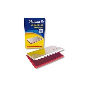 PELIKAN Metall-Stempelkissen rot 331132 Gr.1 16x9cm