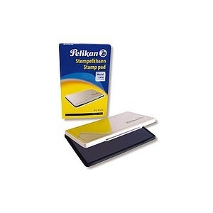PELIKAN Metall-Stempelkissen schwarz 331108 Gr.1 16x9cm