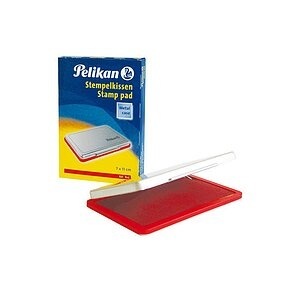 PELIKAN Metall-Stempelkissen rot 331025 Gr.2 11x7cm