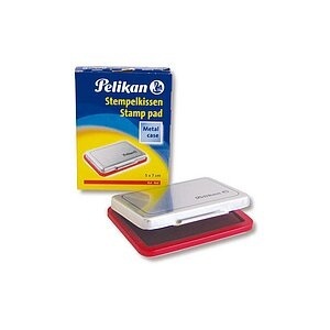 PELIKAN Metall-Stempelkissen rot 331181 Gr.3 7x5cm