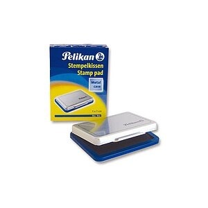PELIKAN Metall-Stempelkissen blau 331165 blau, Gr.3 7x5cm
