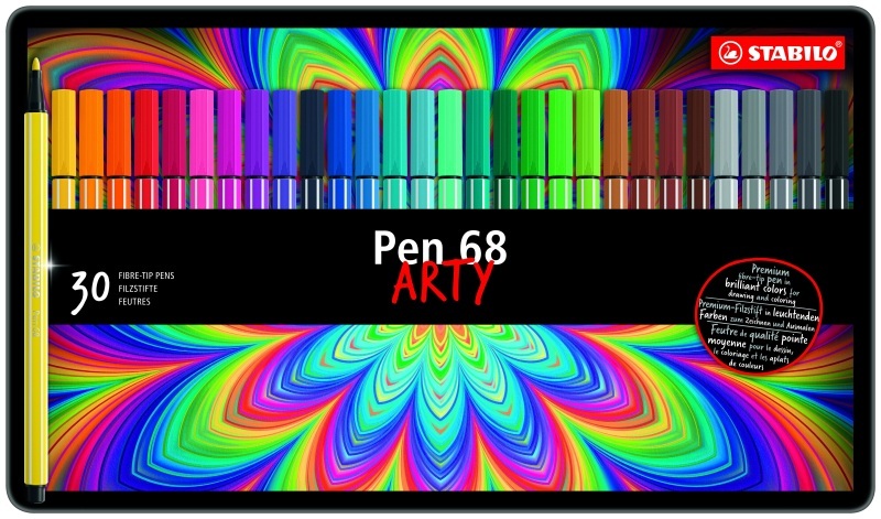 STABILO Fasermaler Pen 68 1mm 6830-6 30 Farben