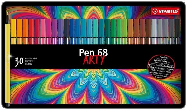 STABILO Fasermaler Pen 68 1mm 6830-6 30 Farben