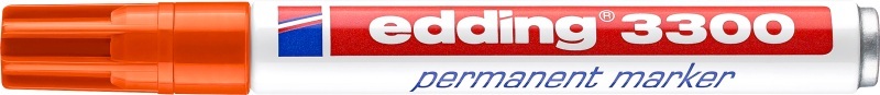 EDDING Permanent Marker 3300 1-5mm 3300-6 orange