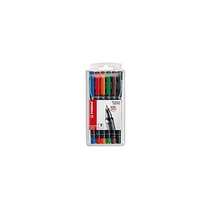 STABILO OHP Pen permanent 0,4mm 841/6 6er Etui