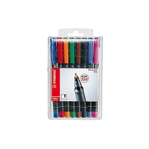 STABILO OHP Pen permanent 0,7mm 842/8 8er Etui