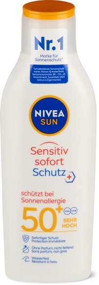 Nivea Nivea Sun Sensitiv Sofort-Schutz Anti-Sonnenallergie Lotion sonnencreme