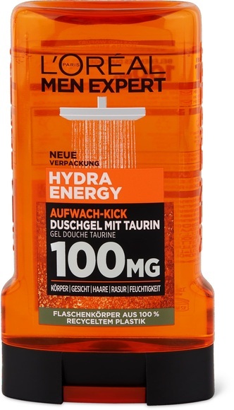 L´OrÉal Men Expert L´OrÉal Men Expert Hydra Energy Duschgel mit Taurin Aufwach-Kick duschgel 250.0 ml