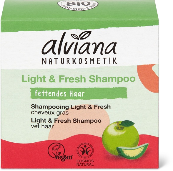 alviana Naturkosmetik Light & Fresh Festes Shampoo