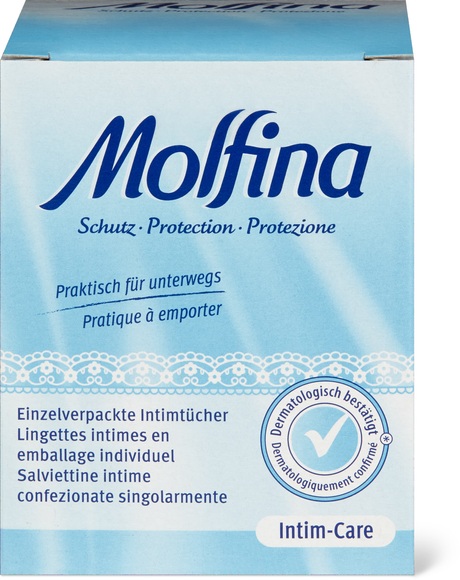 Molfina Einzelverpackte Intimtücher 15 Stk