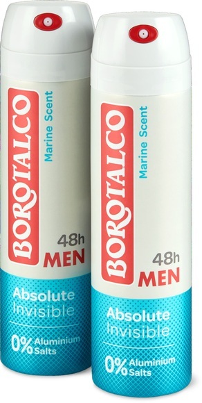 Men Deo Invisible Spray 0% Aluminiumsalze Duo Damen 2 x 150ml