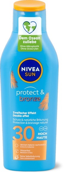 Nivea Sun Protect & Bronze Sonnenlotion LSF 30 200ml