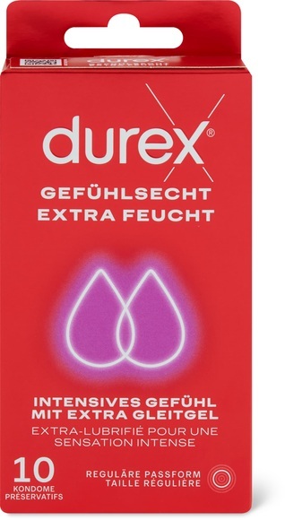 Durex Gefühl.extra feucht 10er