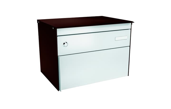Stebler s:box 13 Schokobraun/Weissalu Briefkasten