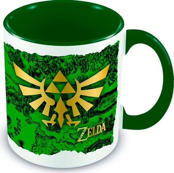 Pyramid Internationa The Legend of Zelda: Hyrule Crest +Map - Tasse [315 ml] Merchandise