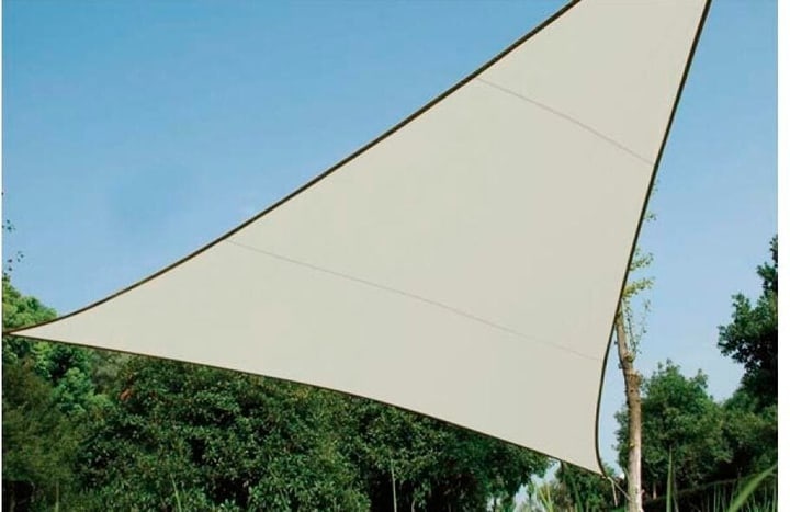 Perel Sonnensegel 360 cm, Dreieck, Tiefe