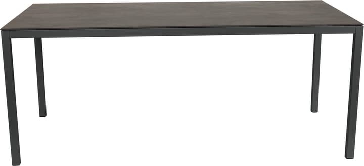 LOCARNO, 160 cm, Gestell Anthrazit, Platte Keramik Gartentisch
