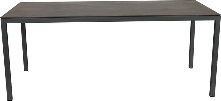 LOCARNO, 220 cm, Gestell Anthrazit, Platte Keramik Gartentisch