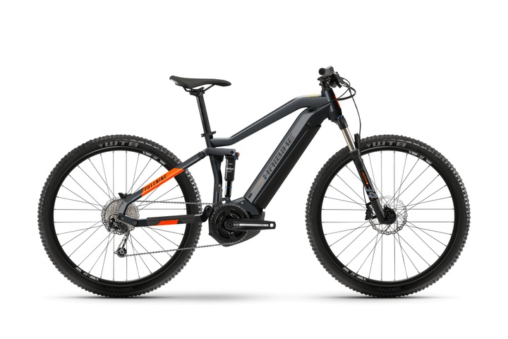 Haibike FullNine 4 E-Mountainbike (Fully) grau