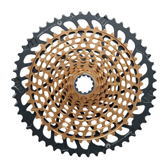 SRAM XG-1299 (Eagle) // 12-fach Kassette (10-50 Zähne) Gold