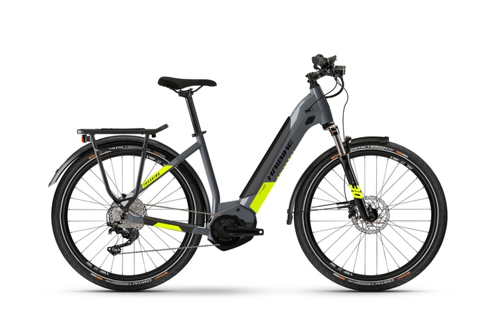 Haibike Trekking 6 E-Bike grau