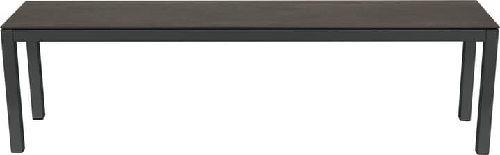 LOCARNO, 120 cm, Gestell Anthrazit, Platte Keramik Gartenbank