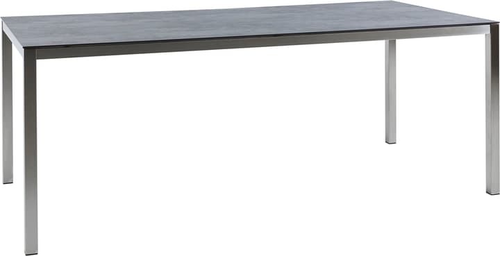LOCARNO, 160 cm, Gestell Edelstahl, Keramik Gartentisch