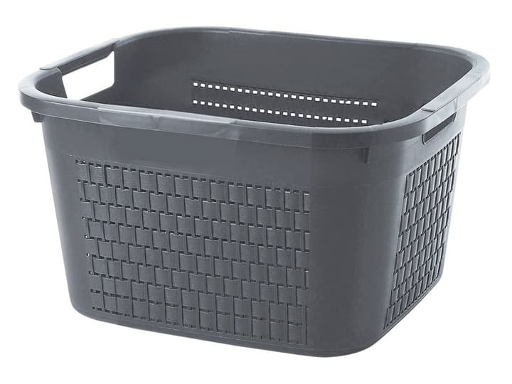 Rotho Wäschekorb Country anthrazit, 22L