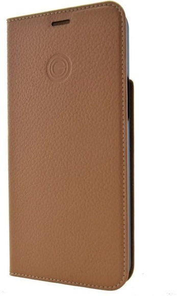 Mike Galeli - iPhone 12 Pro Max Echtleder Book Case Tasche Flip Cover Hand Made (MARCIP12_6.7-M14) - Beige