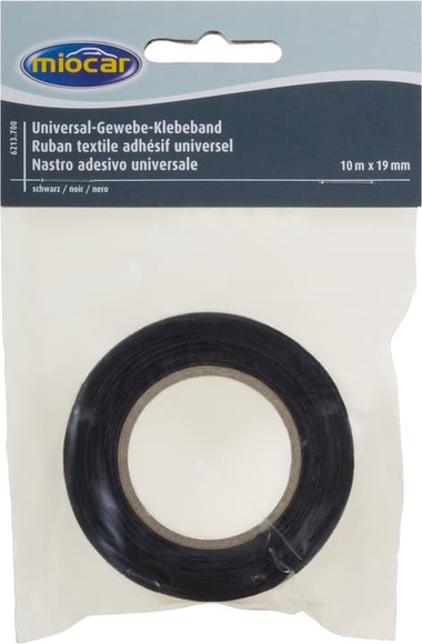 Miocar Gewebeband schwarz Klebeband