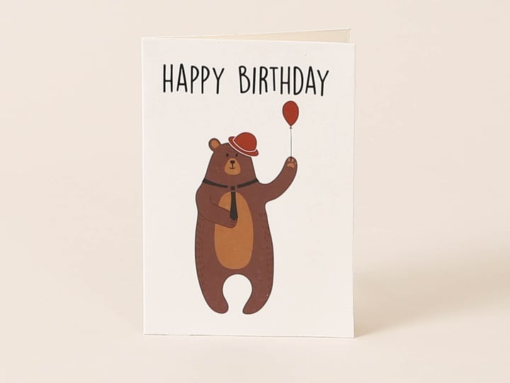 Happy Birthday Postkarte