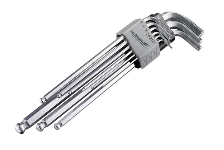 Technocraft Inbusschlüssel-Satz 1.5-10 mm, 9-tlg.