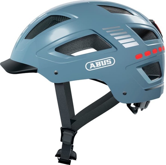 ABUS Hyban 2.0 LED Helm blau 2022 M | 52-58cm Trekking & City Helme