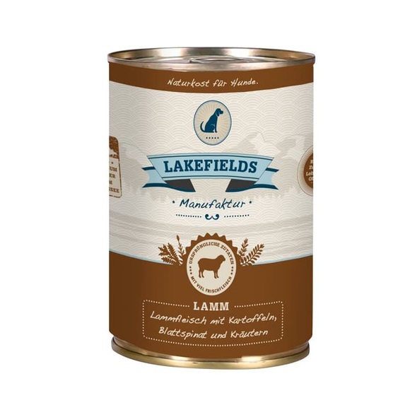 Lakefields Lammfleisch, 400 g Nassfutter