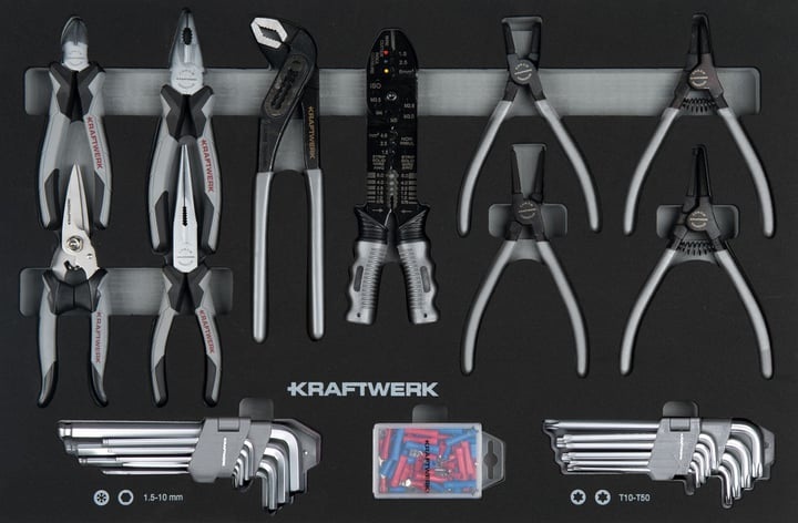KRAFTWERK Zangen Einlage Werkzeugkoffer