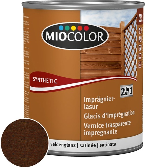 Miocolor 2in1 Imprägnierlasur Wenge 2.5 l