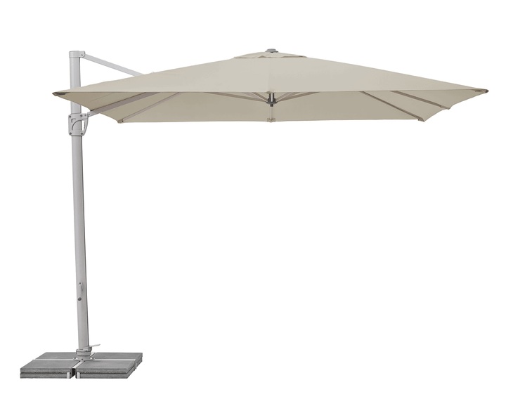Suncomfort by Glatz - Freiarmschirm SUNFLEX - Textil - graubeige - 300/300 cm