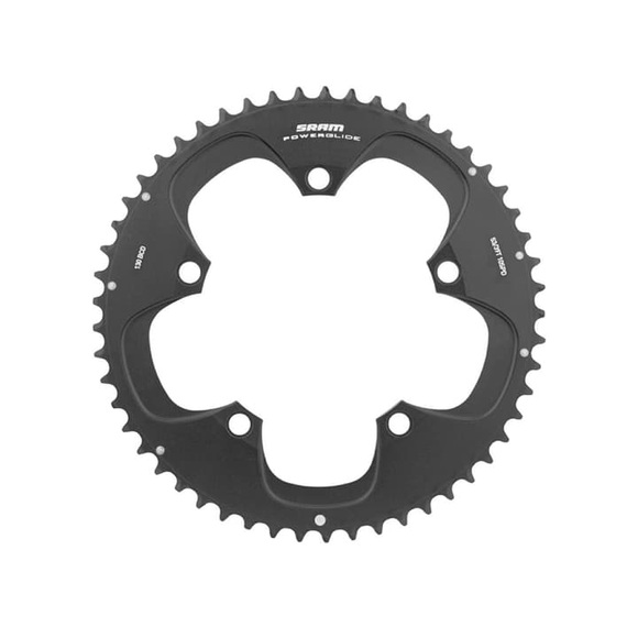 SRAM Road Red Kettenblatt 10-fach 130mm mattschwarz 53 Zähne 2019 Kettenblätter