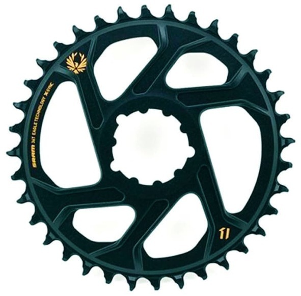 SRAM X-Sync 2 Kettenblatt Direct Mount Aluminium 12-fach 3mm gold 36T 2021 Kettenblätter