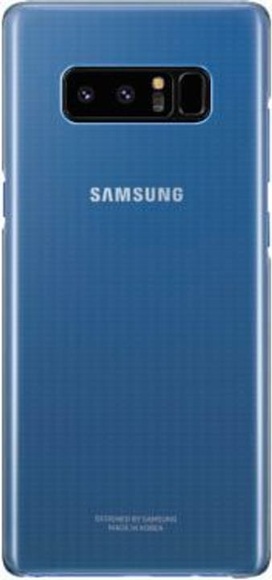 Samsung Galaxy Note 8 Clear Cover Hülle Transparent / Blau (EF-QN950CNEGWW)