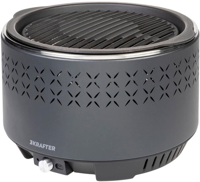 Krafter Holzkohlegrill »Tischgrill rund«