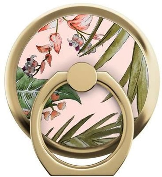 iDeal of Sweden - Magnetische Finger Griff Ring Halterung 360 Grad für Smartphones + Magneteinlage (IDMRM-114) - Pastel Savanna