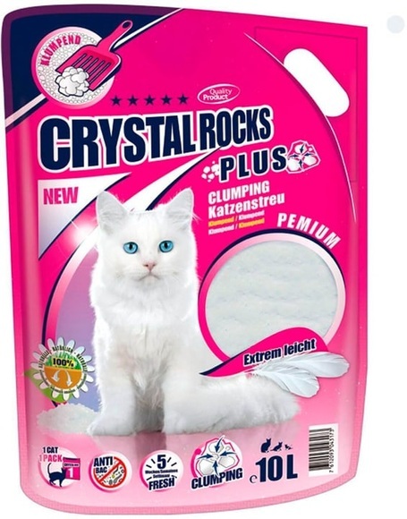 swisspet Crystal Rocks Katzenstreu klumpend 10L