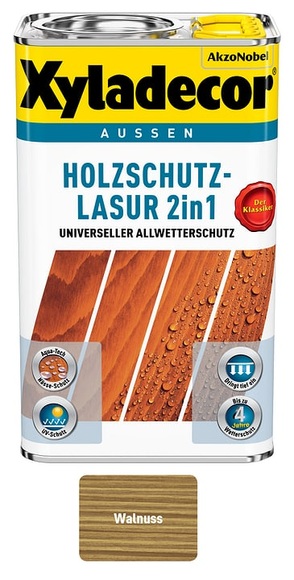 Holzschutzlasur Walnuss 750ml