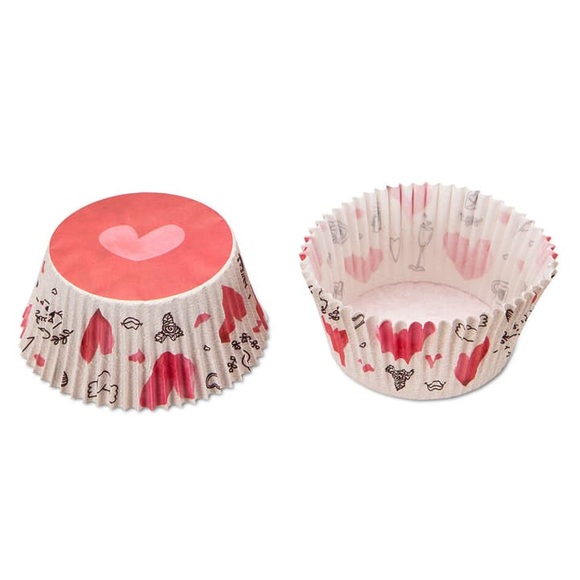 Städter Papier-Backförmchen Sweet Love Bunt Backform
