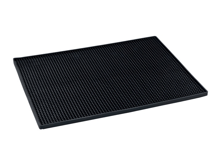 Wenko - Abtropfmatte Maxi, 40 x 30 cm, schwarz