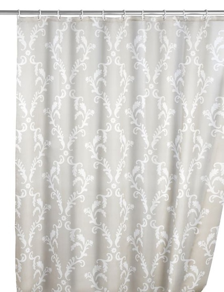 Wenko - Anti-Schimmel Duschvorhang Baroque, Polyester, 180 x 200 cm, waschbar