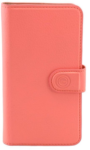 Mike Galeli - 2in1 Samsung Galaxy S10e Echtleder Magnet Wallet Case Tasche Flip Cover (JOSSS10M-M02) - Orange (Coral)